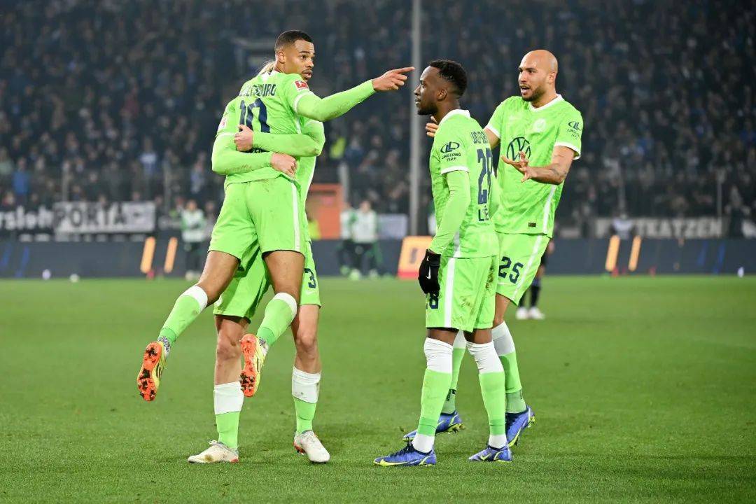 关于沃尔夫斯堡领先一球，成功维持领先的信息